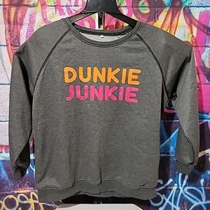 Womens Dunkin Donuts Themed Sweatshirt - XXL